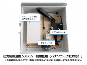 出力制御連携システム「簡易監視（パナソニック社対応）」