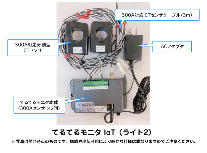 てるてるモニタ IoT（ライト2） | 低圧向け | てるてるモニタ